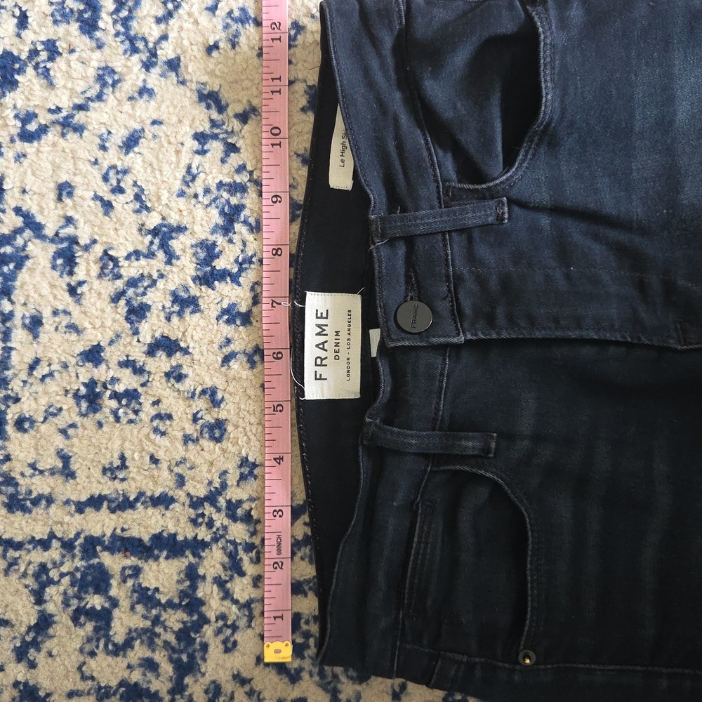 Frame Denim Women's Midnight Indigo High Skinny Jeansl - Picture 4 of 6